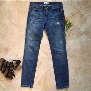 Madewell Paint splatter jeans